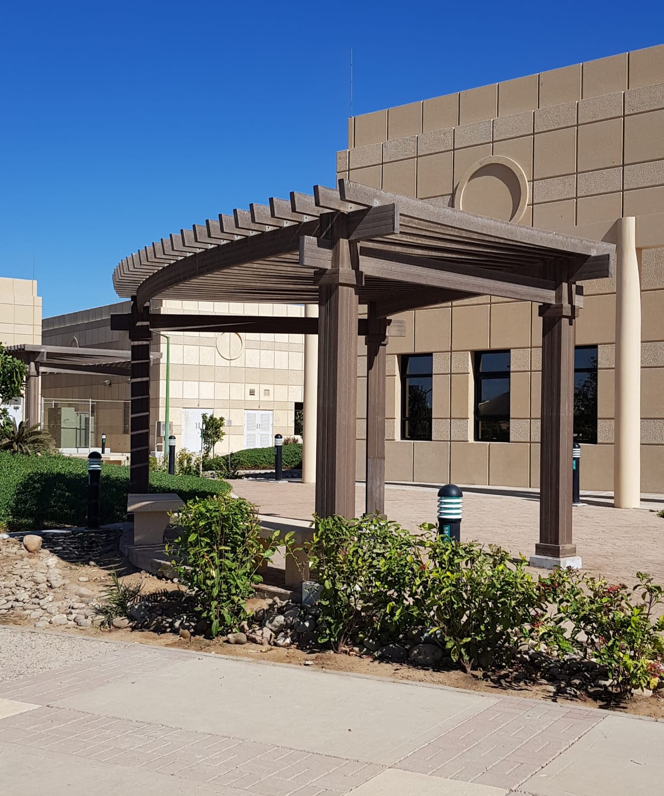 We work on WPC Pergola Fabrication and Installation Projects