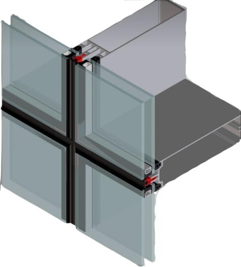 We work on Structural Glazing Section Projects
